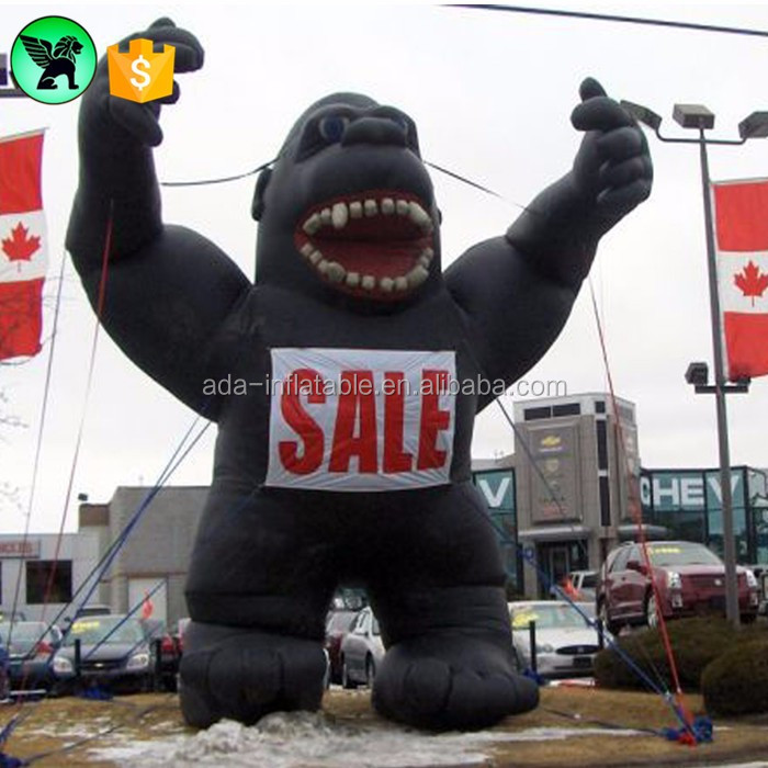 5m Advertising Giant Gorilla Inflatable Customized Event Promotional