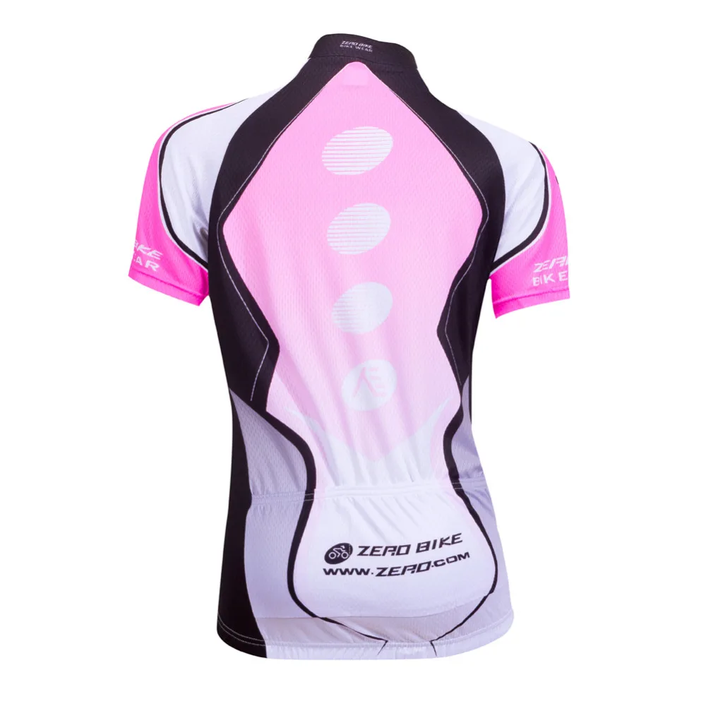 ZERO BIKE Women’s Short Sleeve Cycling Jersey Quick Dry Breathable