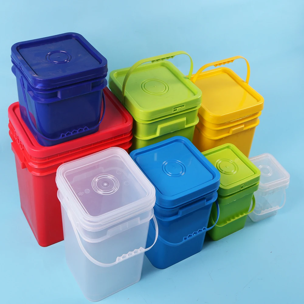 Small 8l Clear Square Plastic Bucket For Sale Buy Square Bucket
