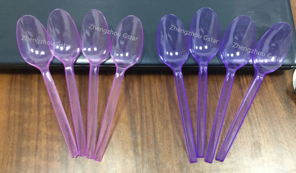 Restaurant Disposable Plastic Small Spoons/ice Cream Ps Spoons/sundae