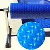 putting poly tarp swimming pool solar blanket protective cover irregular shape temperature on pool