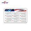 credit card size plastic calendar card