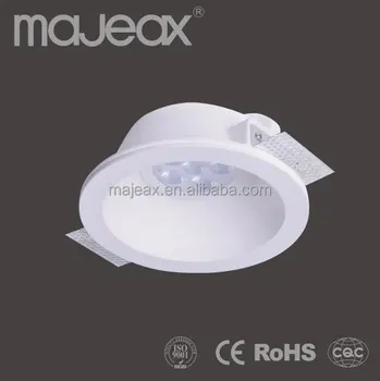 Purely Handmade Gypsum Plaster Led Ceiling Light Fittings