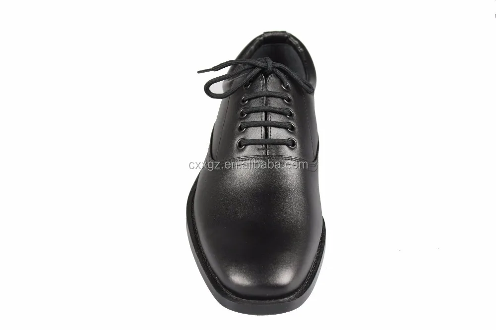 Wholesale Oxford Government Army Black Leather Military Officer Men