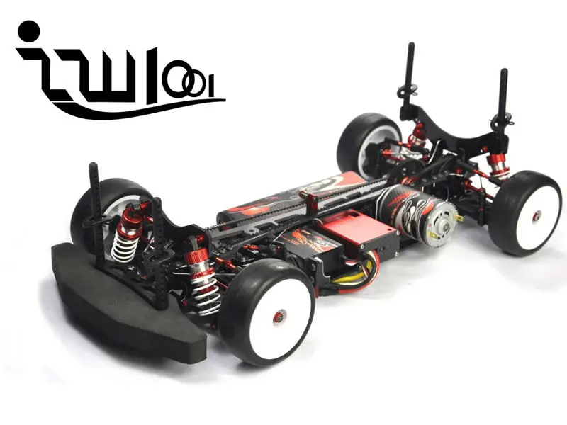 Firelap Carbon Fiber Chassis Iw10021/10 Scale 1 4wd Rc Drift Car Model ...