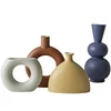 Color Ceramic Small Simple Modern Style Vase For Home Hotel Restaurant Decoration
