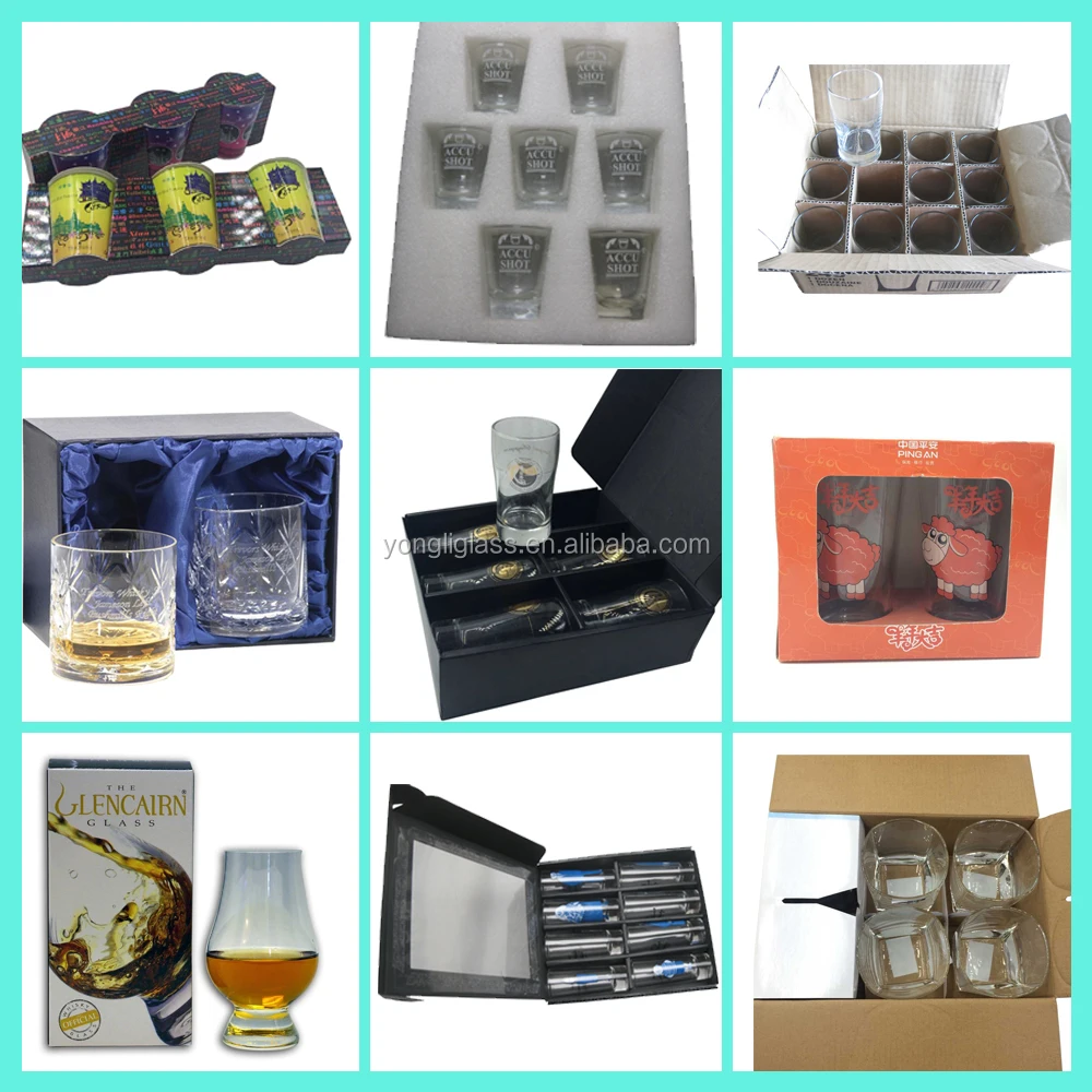 Guangzhou 6oz shot glass, customized glass cup, square glass of bartool on sale