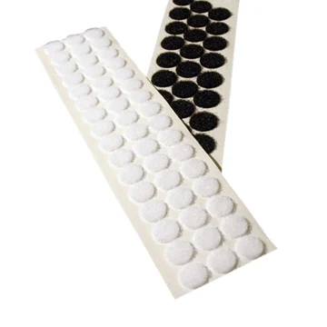 adhesive hook loop coins