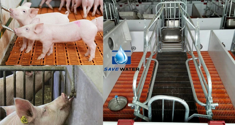 乳头饮用者,猪场设备畜牧业的黄铜猪乳头饮水器