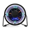 Hundred Power's Mini Fan Desk Fan with Time LED Display Portable Little Personal Cooling Fan with Temperature display
