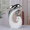 Small animal ceramic arts and crafts /Ceramic dolphins/ home furnishing articles The sitting room room decoration
