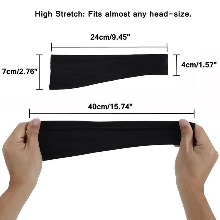 Unisex Sport Sweat Sweatband Headband Yoga Gym Elasticity Head Band