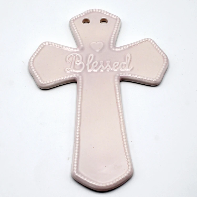 
Decorations custom tree pendants church religious ceramic christian products 