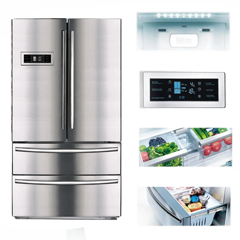 R600a Sidebyside Refrigerator With Single Ice Maker (pearly White