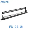 24 PORT PATCH PANEL RACK MOUNT / Keystone Snap-in Blank Patch Panel/ 24-Port Unshielded Wallmount or Rackmount Patch Panel