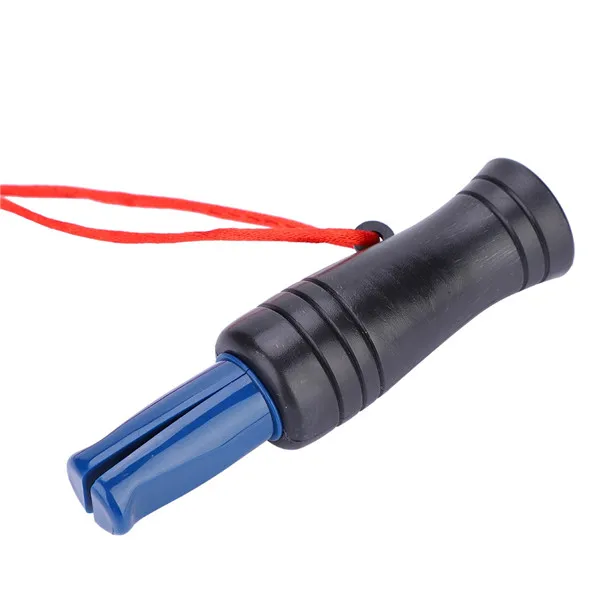 Appel de Sifflet de Canard Accessoire de Chasse Ext/érieur de Appelant de Canard de PVC Durable