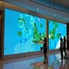 China top supplier colorful indoor round display led rolls up display cast tv screen