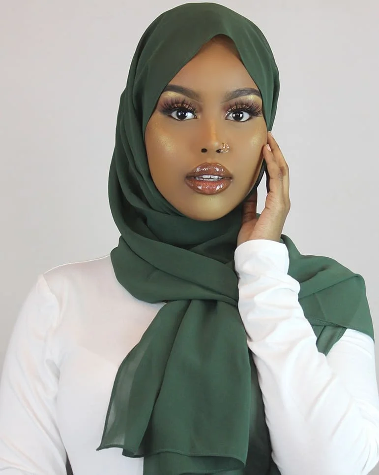 Magnetic Round Hijab Headscarf Abaya Clasp Brooch Shawl Crystal Accs Scarf N2M8