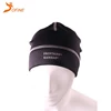 2017 New design Winter Windproof Fleece Uni-sex Ski Beanie Hats with reflective Logo for Sports Outdoor Running or Jogging