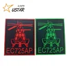 Custom 3D PVC Patch For Clothing, Embossed Logo Resin Epoxy Soft Rubber Patches with Back Adhesive Hook And Loop Fastener