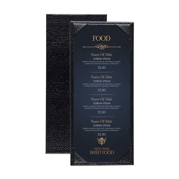 New Stylish Weave Pattern Menu Covers Leather Restaurant 2019 Menu
