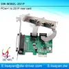 Factory direct sale pci express serial parallel port card
