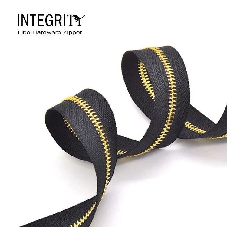 Оптовая продажа Швейные аксессуары на заказ двухсторонняя гигантская металлическая молния рулон