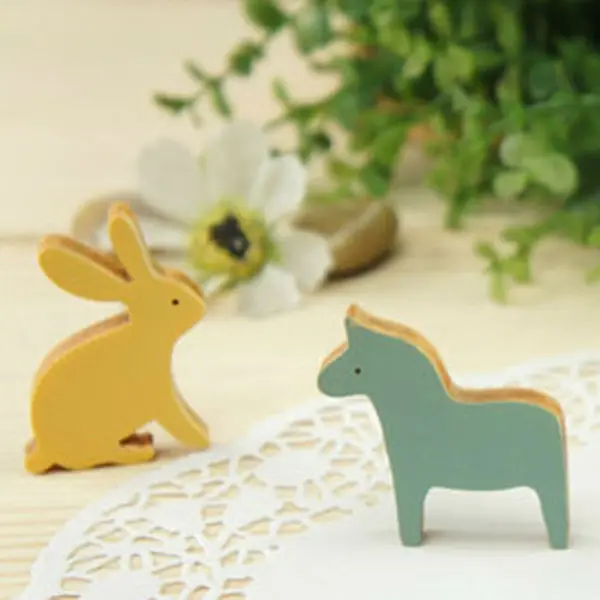 ZCO1592 Promotional goods wooden fridge magnet