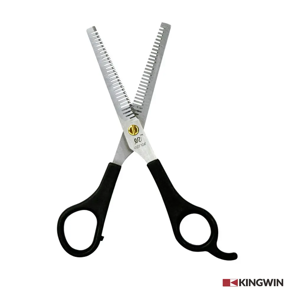 Taiwan Salon Stainless Steel Doublesided Teeth Baber Scissors Thinning