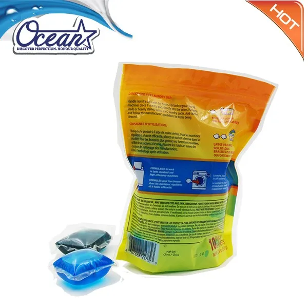 15g Individual Liquid Washing Capsules For Laundry With Water Soluble