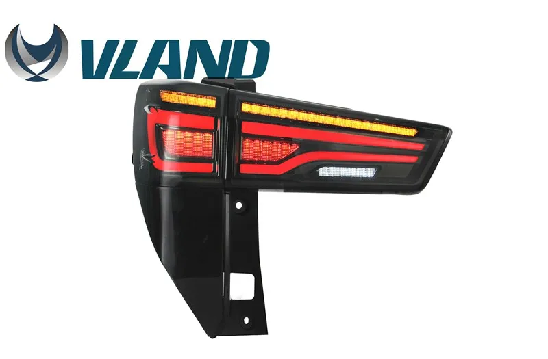 Vland factory LED Car Lamp for Innova Crysta taillight LED Light bar DRL rear light for 2016-up