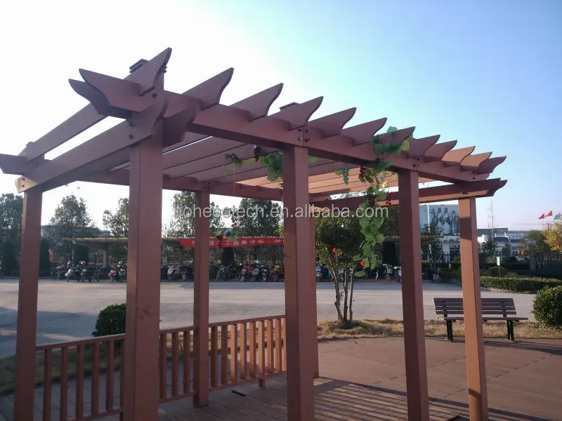 Wood Plastic Composite Gazebo Pergola Wood Plastic Composite Gazebo Pergola