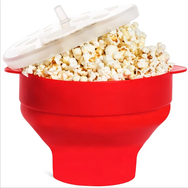Silicone Microwave Popcorn Maker Popper Healthy Popcorn Machine for Kids or Adults