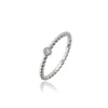 15739 xuping jewelry custom ring, beauty copper elegant simple bead fashion ring