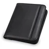Professional Padfolio Expandable Document Organizer Business Portfolio with Secure Zippered Closure