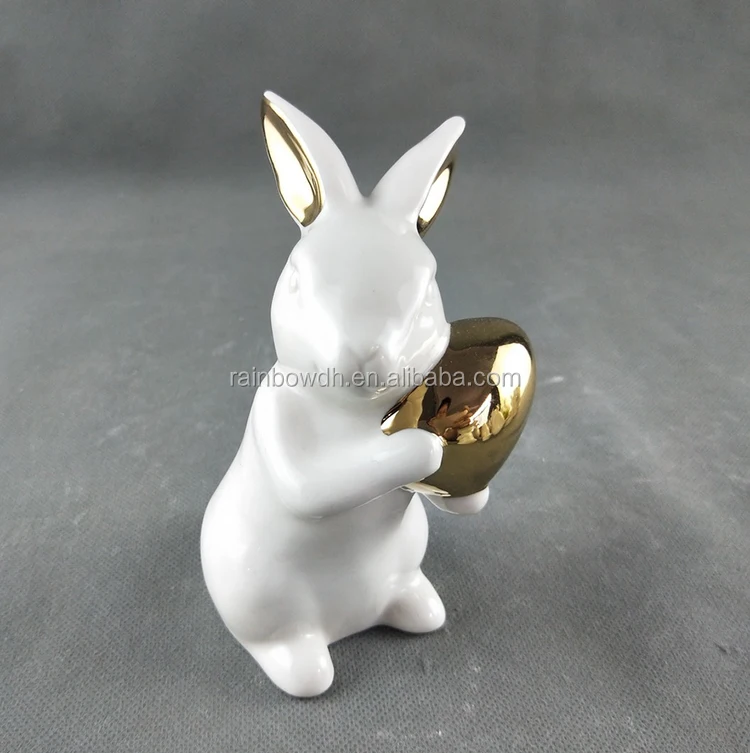 small plastic bunny figurines