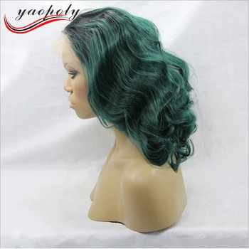 curly synthetic lace front wigs