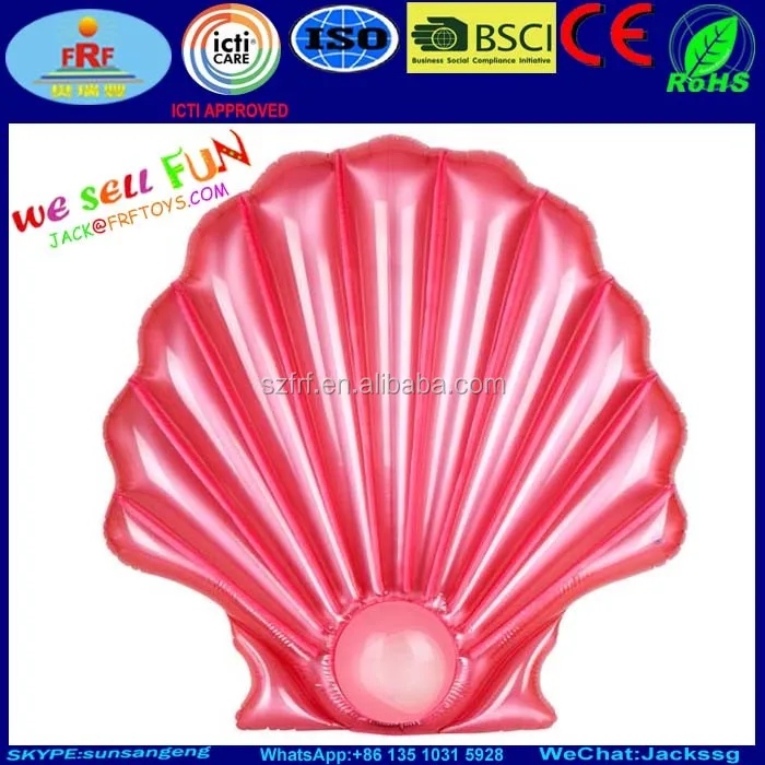 inflatable clam shell float