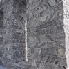 Interior and Exterior Black Marble Natural Stone Ledger Split Face Stacked Stone WP-D53
