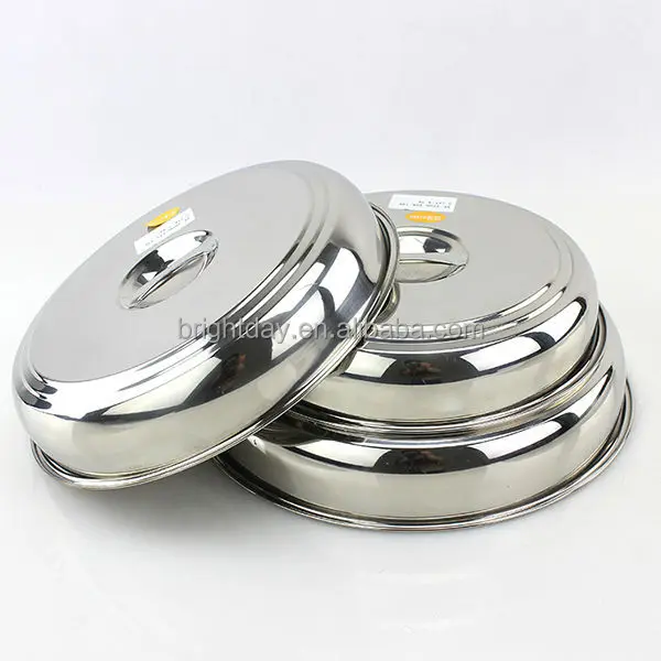 Steak dish cover steak plate  cover steak round plate steakcover  round dish cover (3)