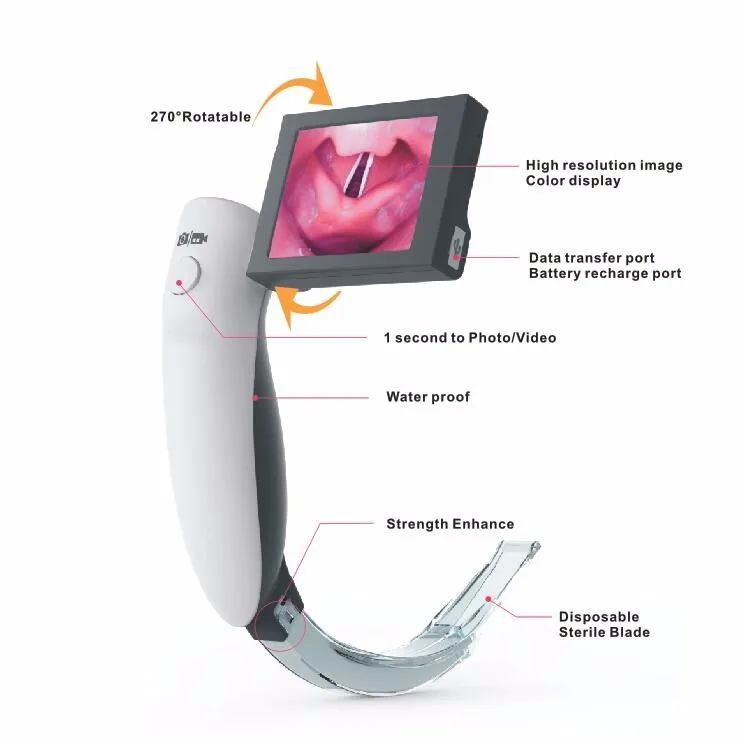 Easy View,High Resolution Camera Portable Video Laryngoscope Buy