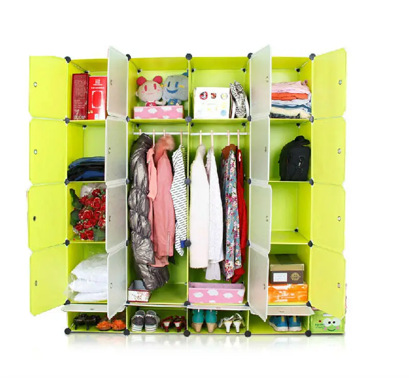 2020 Pp Plastic Material Hot Manufacturers Clothes Cabinet