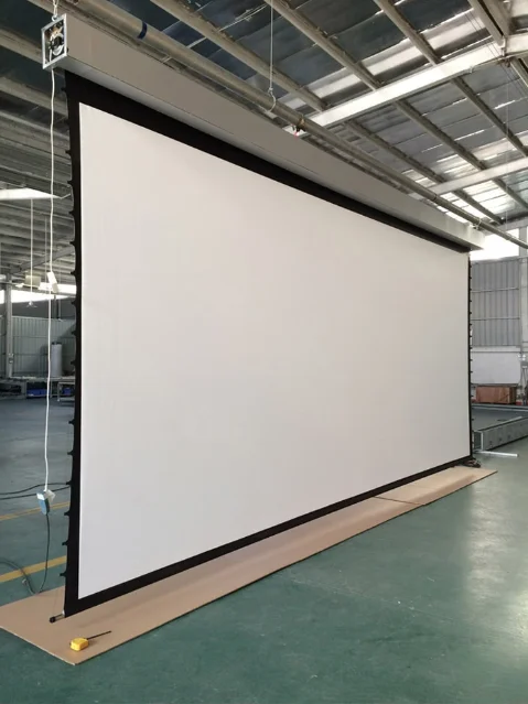 Motorized Roll Down Projector Screen/ High-gain Electric Projection ...