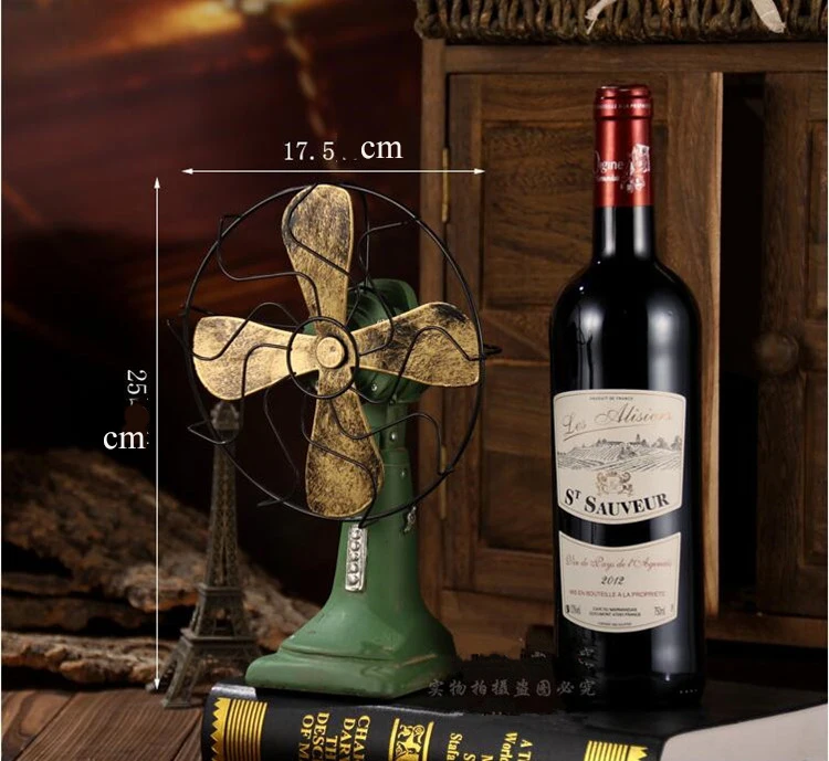 Model Fan Wholesale Retro Vintage Prop Model Handmade  Ornaments Home Decorative Items Crafts