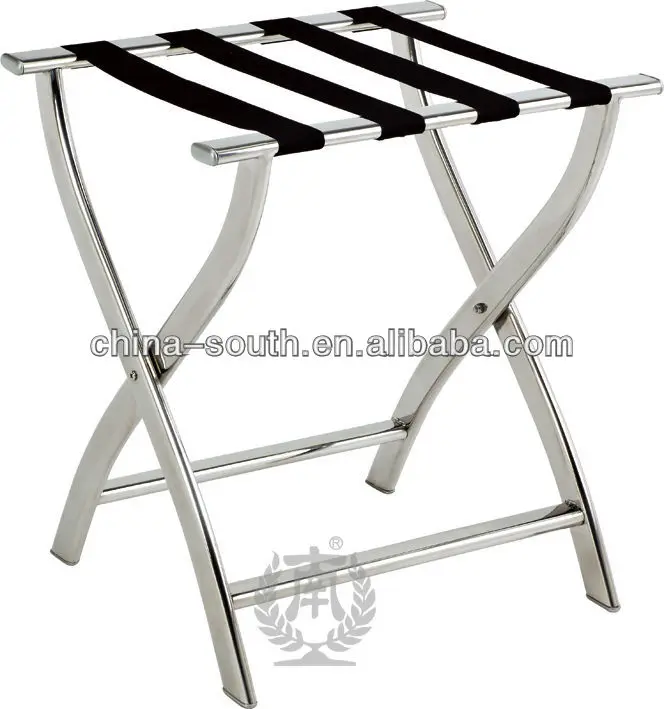 Hotel Stainless Steel Folding Strong Baggage Carrier Luggage Rack Buy