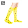 OEM factory ankle brace compression socks Fancy below knee compression socks