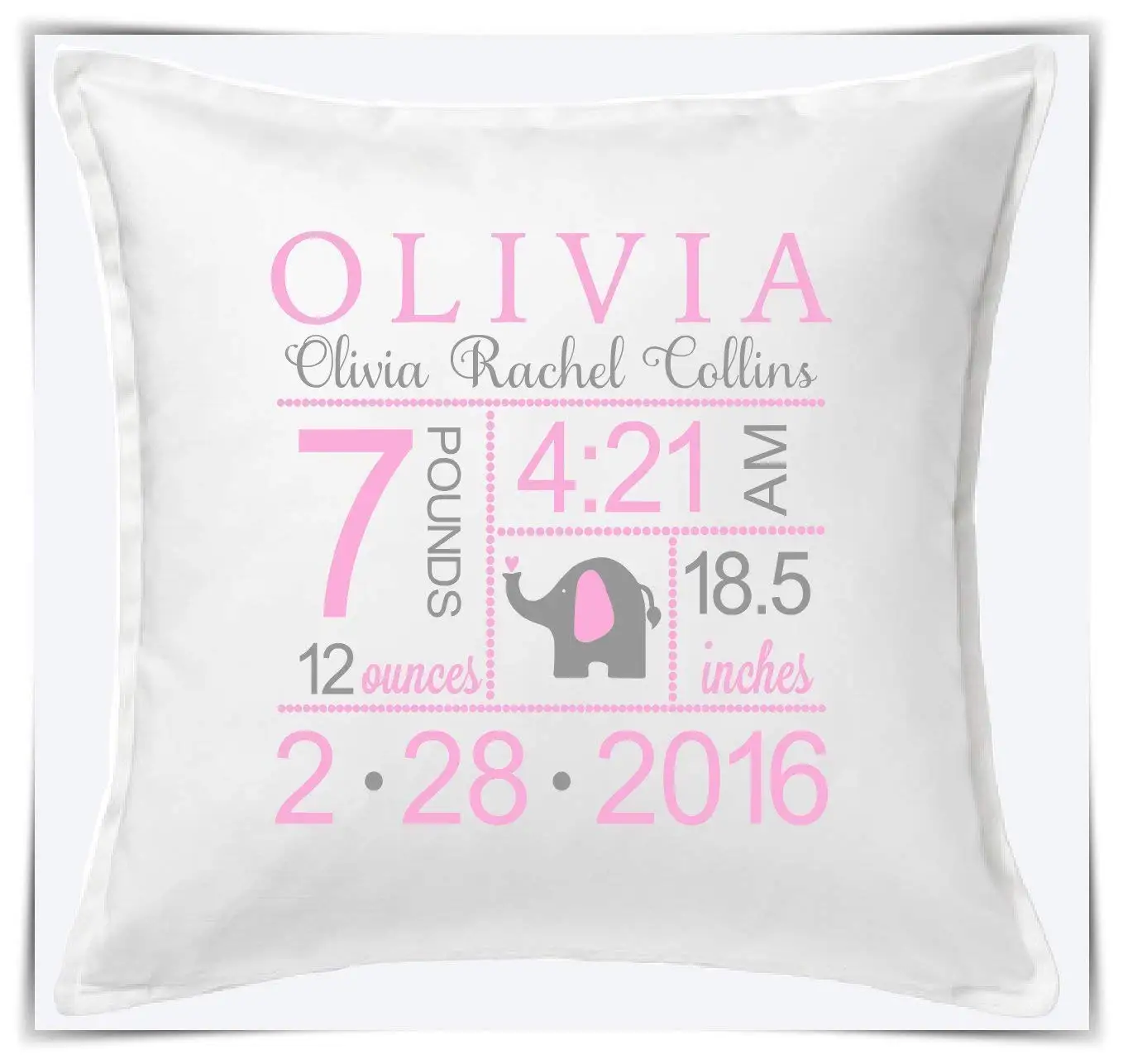 personalized baby pillow cases