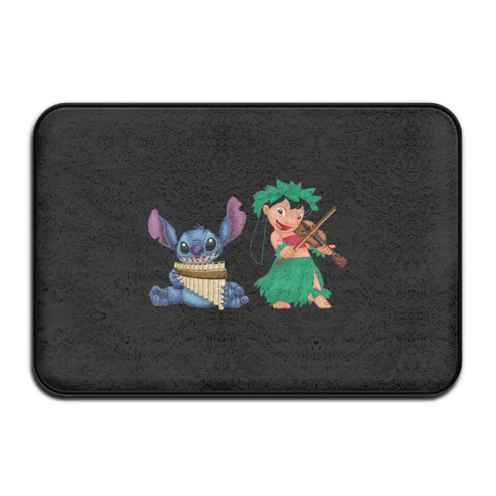 lilo stitch rectangle rug 16"x24"  null