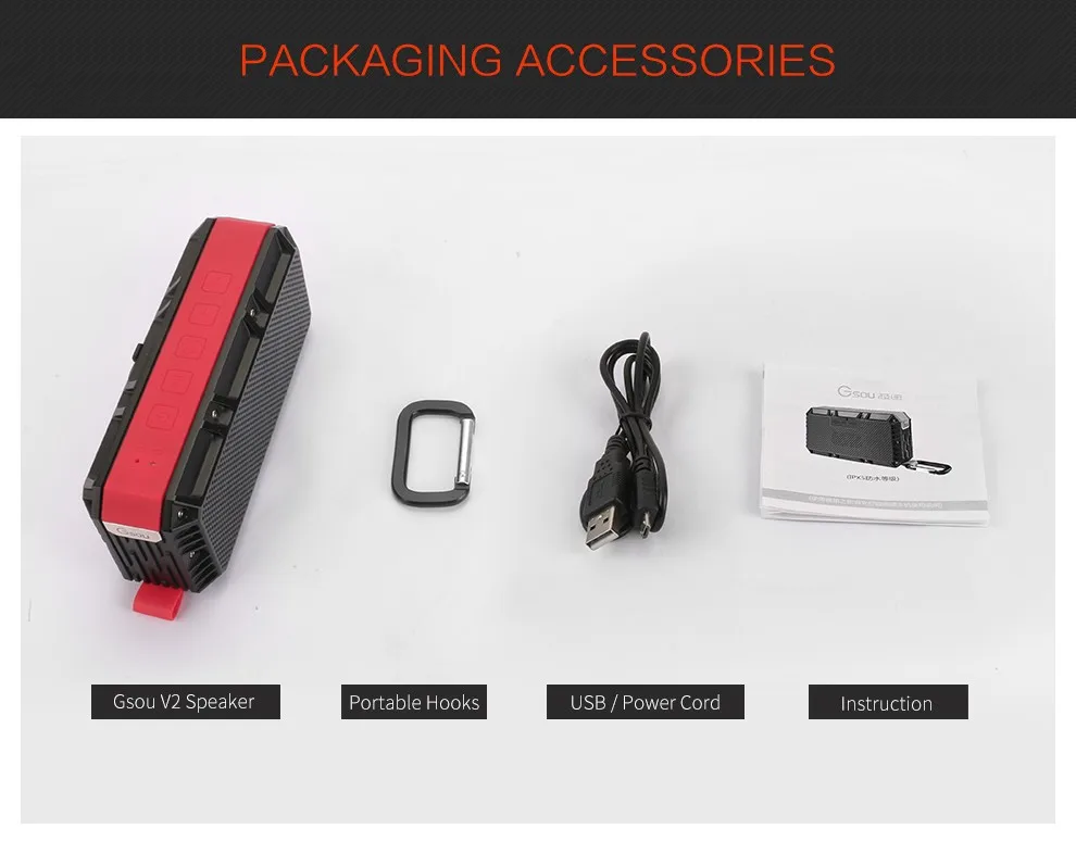 Fashionable Newly Design Portable Speaker Bluetooth Waterproof - ANKUX.COM