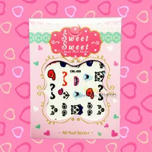 1PC Trendy Cat Designs Water Transfer Nail Stickers Manicure Art Tool Tips HCML 009 Children School